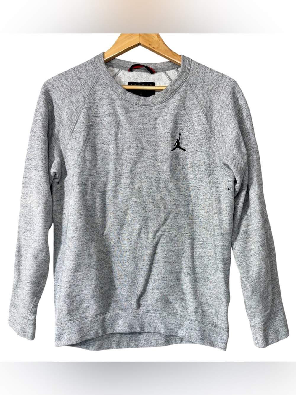 Nike Air Jordan Men’s Light Grey Crewneck Sweatshirt Size M